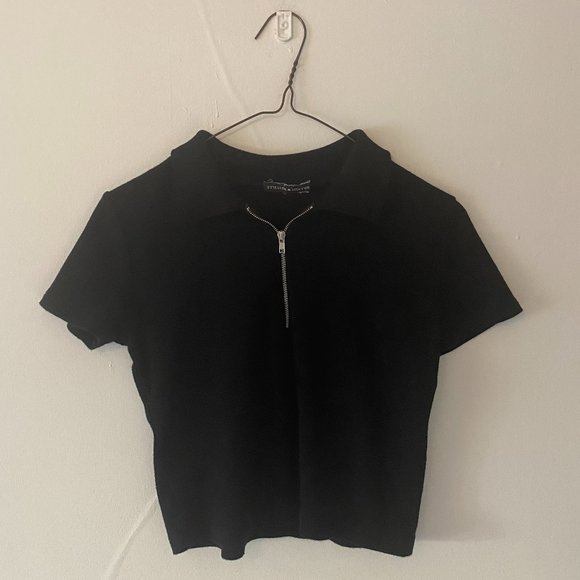 Brandy Melville Zip Up Shirt - ACCEPTING OFFERS - Picture 1 of 2